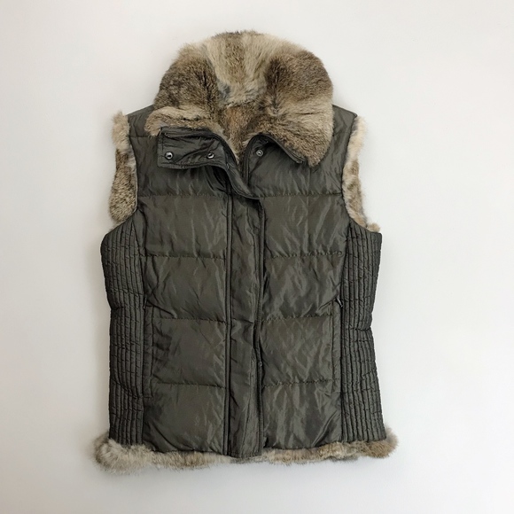 burberry fur vest